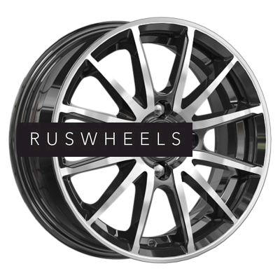 Диски КИК 5,5x14/4x100 ET40 D56,6 Квант (КС960) Алмаз черный