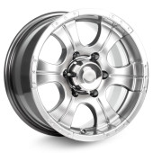 Диски КиК 8,0\R16 6*139.7 ET0 d110.1 Дарк платинум