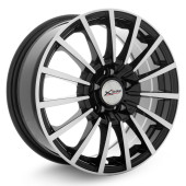 Диски Xtrike 6.5\R15 5*114.3 ET45 d67.1 BK/FP Диски Xtrike 6.5\R15 5*114.3 ET45 d67.1 BK/FP