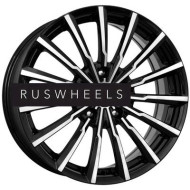 Диски КИК 5,5x14/4x100 ET45 D56,6 Акцент (КС641) Алмаз черный