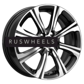 Грузовые диски iFree 6x15/4x100 ET45 D60,1 Апероль (КС862) Блэк Джек