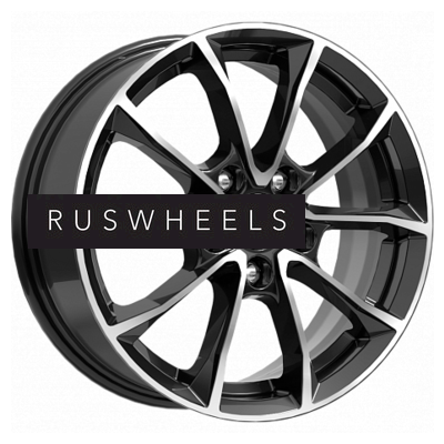 Диски iFree 6,5x16/5x112 ET46 D57,1 Джет (КС914) Блэк Джек