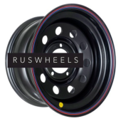 Диски Off-Road Wheels 8x15/5x139,7 ET-24 D110 УАЗ Черный Диски Off-Road Wheels 8x15/5x139,7 ET-24 D110 УАЗ Черный