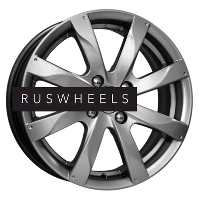 Диски КИК 6x15/4x100 ET40 D60,1 Джемини-оригинал (КС617) Дарк платинум