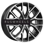 Диски КИК 6x16/4x108 ET37 D63,35 Лилиом (КС891) Алмаз черный