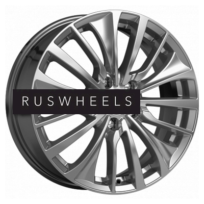 Диски КИК 6,5x17/5x114,3 ET45 D66,1 Flanker (КС1097) Дарк платинум брайт Диски КИК 6,5x17/5x114,3 ET45 D66,1 Flanker (КС1097) Дарк платинум брайт