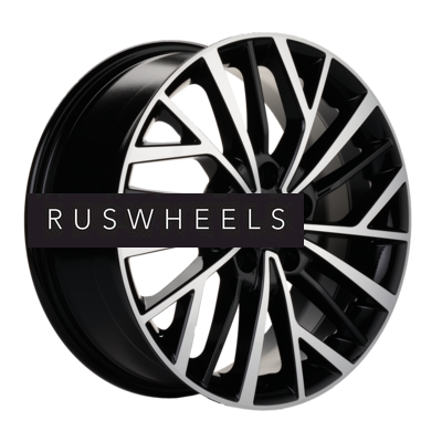 Диски Khomen Wheels 7x17/5x112 ET45 D57,1 KHW1717 (Karoq) Black-FP
