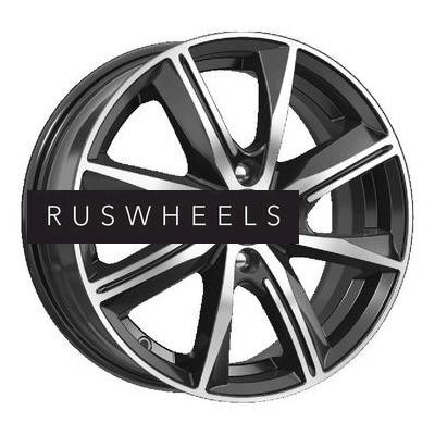 Диски КИК 7x17/5x114,3 ET35 D60,1 Арнар (КС896) Алмаз черный