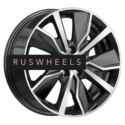 Диски K&K 6,5x16/5x112 ET50 D57,1 Гамбит (КС961) Алмаз черный