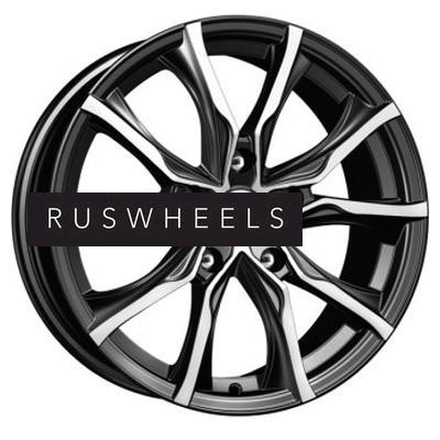 Диски КИК 7,5x17/5x114,3 ET45 D66,1 Твист (КС697) Алмаз черный Диски КИК 7,5x17/5x114,3 ET45 D66,1 Твист (КС697) Алмаз черный