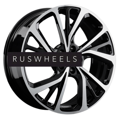 Диски LS Forged 7x19/5x114,3 ET40 D64,1 LS FG22 BKF (конус, C570)