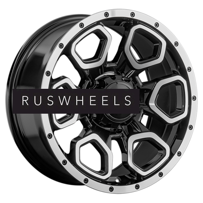 Диски LS 9x18/5x150 ET30 D110,1 1345 BKF (конус, Колпак+лого)