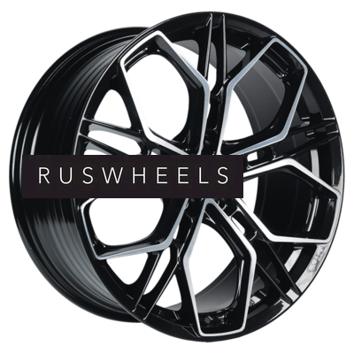 Диски INCH 8x18/5x112 ET40 D57,1 FA8534 Gloss Black Machined Face (ZJH)