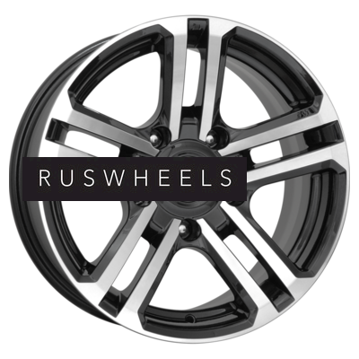 Диски КИК 7x16/5x139,7 ET30 D98 Палладика (КС591М) Алмаз черный