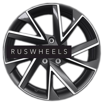 Диски Khomen Wheels 7x17/5x108 ET50 D63,3 KHW1714 (Kuga/Focus) Black-FP