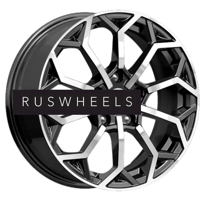 Диски iFree 6,5x16/5x100 ET38 D67,1 Спейс-Нидл (КС1000) Блэк Джек