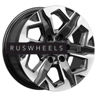 Диски КИК 7,5x17/6x114,3 ET30 D66,1 Тейт (КС1050) Алмаз черный