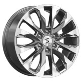 Диски СКАД Premium 8,0\R20 6*139.7 ET38 d67.1 Diamond gloss graphite