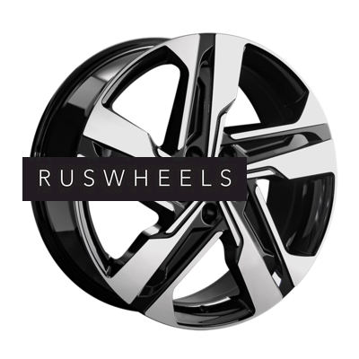 Диски Replay 7,5x18/5x108 ET47 D60,1 CHR38 BKF (конус, C570)