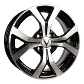 Диски Вектор 6,0\R15 4*100 ET48 d54.1 Алмаз черный