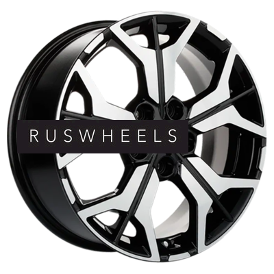 Диски Khomen Wheels 7x17/5x110 ET40 D67,1 KHW1715 (Evolute i-Joy) Black-FP
