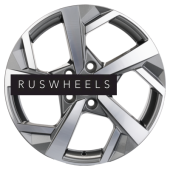 Диски Khomen Wheels 7x17/5x114,3 ET40 D66,1 KHW1712 (Qashqai) Gray-FP