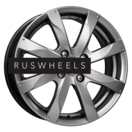 Диски K&K 6x15/4x100 ET45 D54,1 Джемини-оригинал (КС617) Дарк платинум