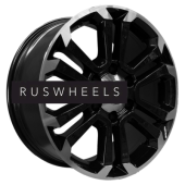 Диски Khomen Wheels 7,5x18/6x139,7 ET42 D100,1 KHW1817 (Great Wall POER) Black-FP Диски Khomen Wheels 7,5x18/6x139,7 ET42 D100,1 KHW1817 (Great Wall POER) Black-FP