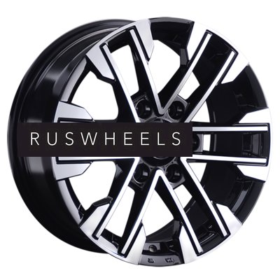 Диски Replay 7x16/6x139,7 ET38 D67,1 MI169 BKF (конус, C570)