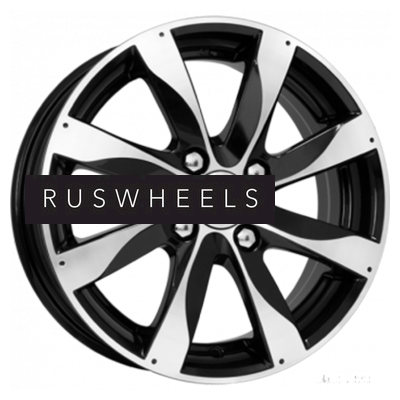 Диски КИК 6x15/4x114,3 ET44 D56,6 Джемини-оригинал (КС617) Алмаз черный