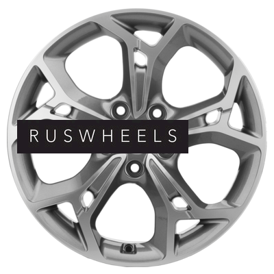 Диски Khomen Wheels 7x17/5x114,3 ET45 D66,1 KHW1702 (Teana/X-trail) Gray-FP Диски Khomen Wheels 7x17/5x114,3 ET45 D66,1 KHW1702 (Teana/X-trail) Gray-FP