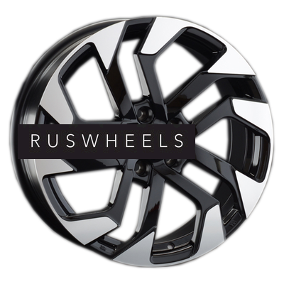 Диски Replay 7x17/5x114,3 ET35 D60,1 LX119 BKF (конус, C570)