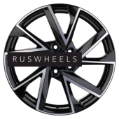 Диски Khomen Wheels 7x17/5x114,3 ET50 D67,1 KHW1714 (CX-5/Seltos/Optima) Black-FP