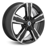 Диски КиК 6.5\R16 5*114.3 ET38 d67.1 алмаз чёрный