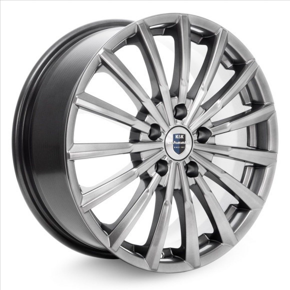 Диски КиК 7,0\R17 5*114.3 ET39 d60.1 Дарк платинум Диски КиК 7,0\R17 5*114.3 ET39 d60.1 Дарк платинум