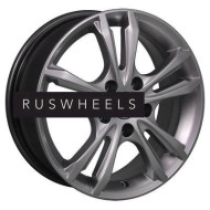 Диски КИК 6x16/4x114,3 ET40 D67,1 Samara (КС866) Дарк платинум