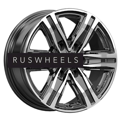 Диски КИК 7,5x17/6x139,7 ET38 D67,1 R8 (КС1174) Алмаз черный