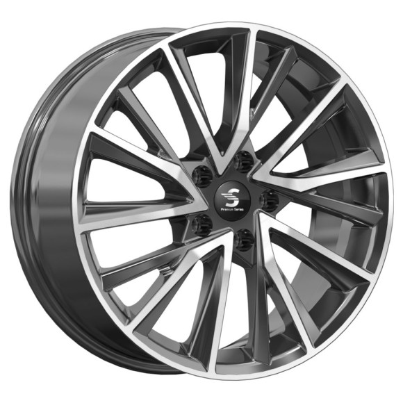 Диски СКАД Premium 7.5\R18 5*108 ET36 d65.1 Diamond Black Gris