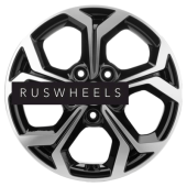 Диски Khomen Wheels 6,5x16/5x114,3 ET43 D67,1 KHW1606 (Huyndai/Kia) Black-FP