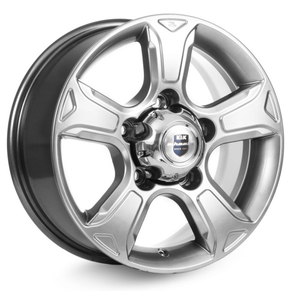 Диски КиК 7,0\R16 5*139.7 ET35 d108.5 Дарк платинум