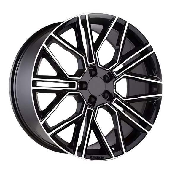 Диски Khomen Wheels 9.5\R21 5*112 ET36 d66.6 Black-FP