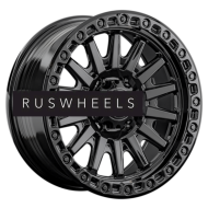 Диски LS FlowForming 9x18/6x139,7 ET15 D106,1 RC90 BK (конус, Колпак+лого)