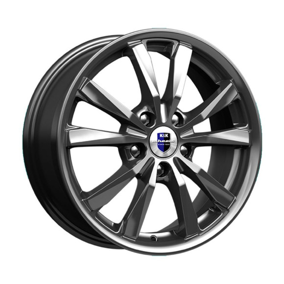 Диски КиК  Спайдер (КС649M)  6,5\R16 5*114,3 ET50  d60,1  Дарк платинум  [76557]